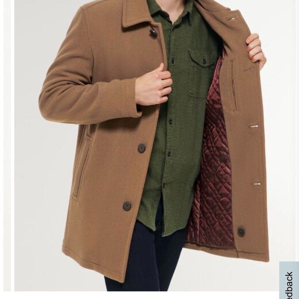 Cole Haan Tan Pea Coat